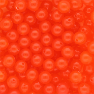 DQ&reg; Abalorios acr&iacute;licos 10 mm brillante Rojo bermell&oacute;n