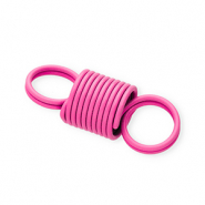 Fornituras coloridas conector de resorte en espiral Rosa oscuro