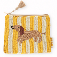 BY31&reg; Neceser perrito salchicha Blancuzco-amarillo-marr&oacute;n-dorado