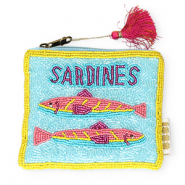 Neceser "Sardines" Amarillo-azul claro-rosa