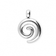 BY31&reg; Colgantes Acero Inox espiral Plateado