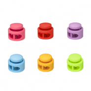Fornituras coloridas abalorio stopper para cord&oacute;n redondos Multicolor