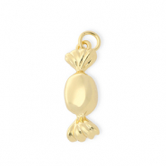 Metal TQ lat&oacute;n colgante caramelo Dorado