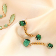 Set de inspiraciones Ideas creativas para pendientes con colgantes de cristal