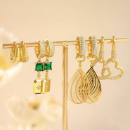 Set de inspiraciones Cómo personalizar los pendientes metálicos TQ de latón