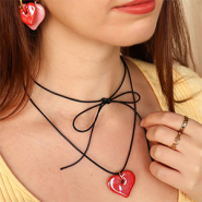 Set de inspiraciones Ideas para San Valentín con abalorios de cerámica DQ Griegos corazones