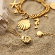 Set de inspiraciones Crea preciosas joyas con colgantes de acero inoxidable en forma de vida marina