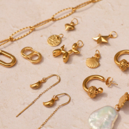 Set de inspiraciones Crea una colección única con pendientes y fornituras de acero inoxidable