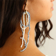 Nuevo Abalorios faceteados con look metálico