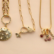 Nuevo  ¡Nuevo! colgantes y cierres metálicos TQ de latón