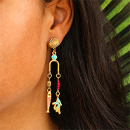 Set de inspiraciones Crea una colección boho con colgantes metálicos DQ