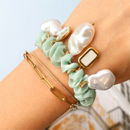 Set de inspiraciones Crea una bella colección de joyas con perlas de agua dulce de imitación