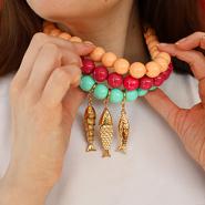 Nuevo  Collares BY31® de abalorios acrílicos