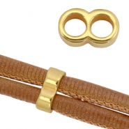 Fornituras met&aacute;licas DQ conector para cord&oacute;n 5mm Dorado (sin n&iacute;quel)