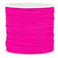 Hilo macramé 0.8mm Rosa súper neón