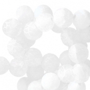 Piedras naturales Calcedonia (Cuarzo) y &Aacute;gata 8mm &Oacute;palo blanco