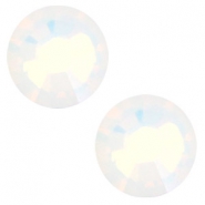 Swarovski Elements SS20 base plana (4.7mm) White opal