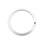 Anilla para llavero 25mm plata vieja (sin n&iacute;quel)