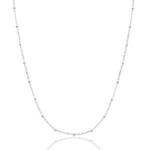 Cadena Acero Inox con bola Plateado