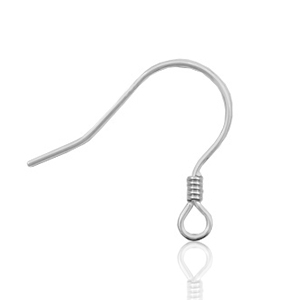 Plata 925 Fornituras pendiente de gancho Plata