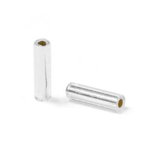 Abalorios Miyuki bugles 6mm Silverlined crystal BGL2-1