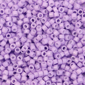 Abalorios Miyuki Delica's 11/0 Duracoat opaque dyed columbine lila DB-2138