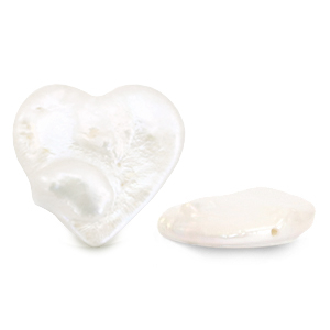 Perlas de agua dulce Blanco nacar