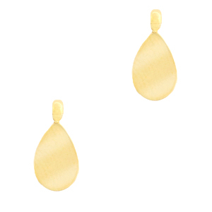 Colgantes Acero Inox gota Dorado