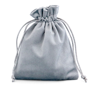 Bolso de terciopelo Gris