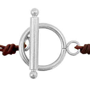 Fornituras Acero inox cierre con anilla 14mm Plateado