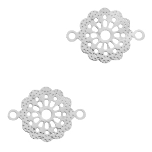 Entrepiezas bohemios Plateado