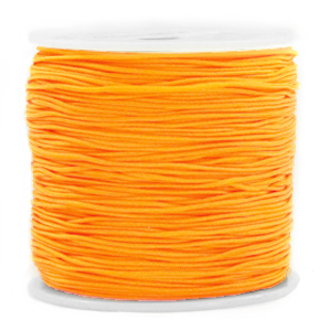 Hilo macram&eacute; 0.8mm Naranja tropical