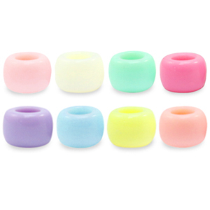 Abalorios acr&iacute;licos rondeles 9mm Multicolor