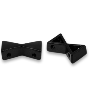 Abalorios Tile reloj de arena Negro