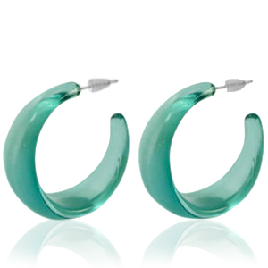 Pendientes Trendy criolla Ocean azul