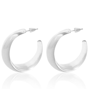 Pendientes Trendy criolla Transparente