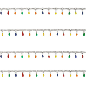 Fornituras Acero Inox cadena jasseron clavo Plateado-multicolor