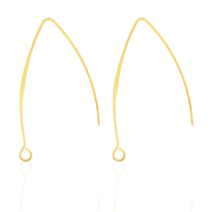 Pendientes Acero Inox Dorado