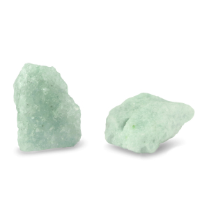 Abalorios de piedra natural en bruto Verde prado