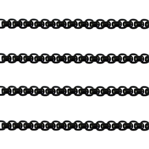 Jasseron eslab&oacute;n 3mm Negro