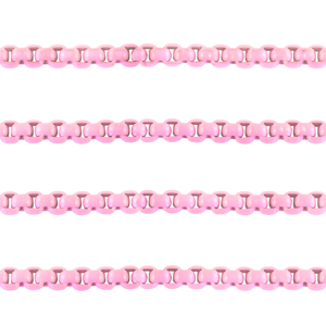 Jasseron eslab&oacute;n 3mm Rosa