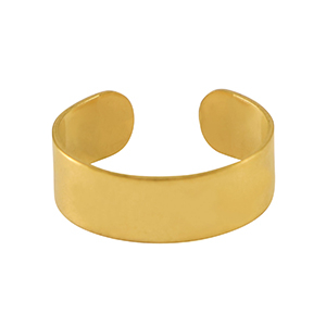 Fornituras Acero Inox anillos Dorado