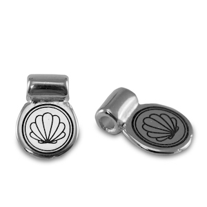 Correderas met&aacute;lica DQ concha Plata vieja (sin n&iacute;quel)