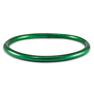 Pulsera mitaci&oacute;n Pan de Oro 5mm talla M Verde ed&eacute;n
