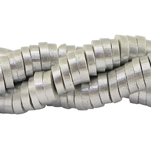 Abalorios Katsuki 6mm Plateado-revestimiento pearl shine