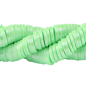 Abalorios Katsuki 6mm Verde ceniza-revestimiento pearl shine