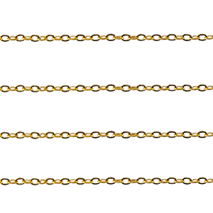 Fornituras Acero Inox cadena jasseron anclaje Dorado