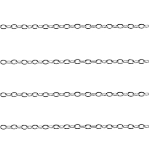 Fornituras Acero Inox cadena jasseron anclaje Plateado