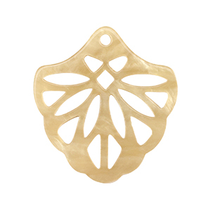 Colgantes de resina Beige arena