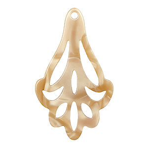 Colgantes de resina Marr&oacute;n arena